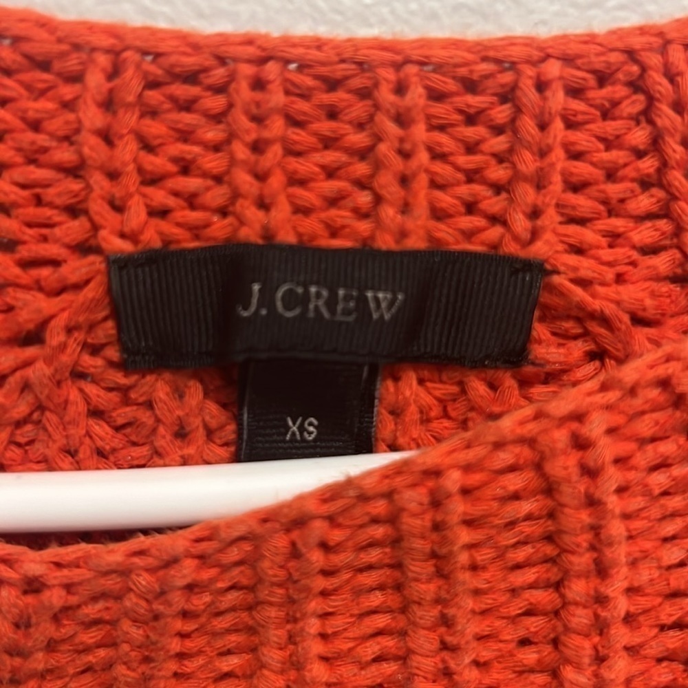 J. CREW | Beautiful Orange Autumn Sweater - Picture 7 of 13